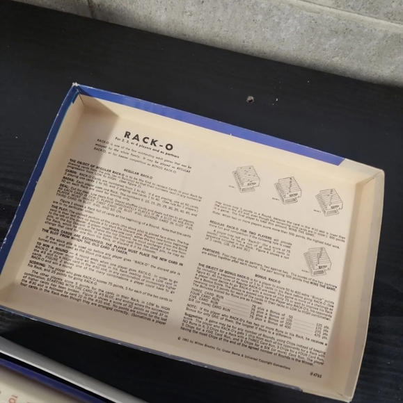 Vintage 1960's Rack-O Card Board Game Racko COMPLETE Milton Bradley MB 4765 - Picture 2 of 2